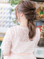カバーヘア イヴ 戸頭店(COVER HAIR EVE)&nbsp;★フィッシュボーン編み込み美髪ヘアアレンジ20代30代40代★10