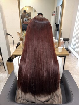 エリス ウメダ(Eliss umeda) レッドブラウン×ULTOWAトリートメント