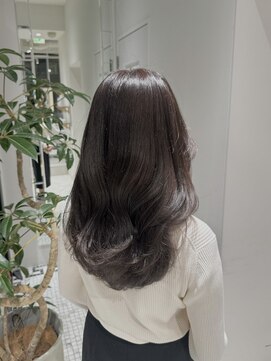 ザックギンザ(ZACC ginza) チャコールグレージュ/ロング/外巻き