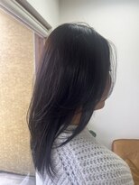 エルフゥ(Elle fou)&nbsp;グレージュ　ミディアムレイヤー