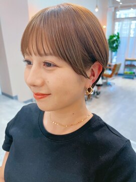 シビバイレボ(CIBI by revo) 地毛風カラー/ナチュラルレイヤーカット/ショートボブ[船橋]