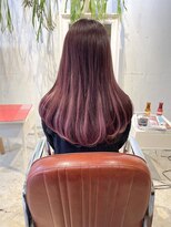 コンビネーション(combination)&nbsp;ピンクカラー インナーカラー ダブルカラー ブリーチパーマ