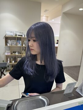 マージュ ギンザ(marju GINZA) ☆色落ちが綺麗　ブルーヴァイオレット　ブリーチ必須