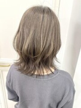 ブルー 盛岡店(BLUE) 美髪/大人かわいい/こなれミディ/サンドベージュ