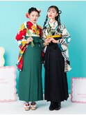 卒業式ヘアセット/袴着付け