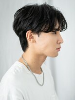 モッズヘア メン 南越谷南口店(mod's hair men)&nbsp;20代30代ブラックセンターパートスマートマッシュF南越谷