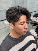 スパイラルパーマハーフバック