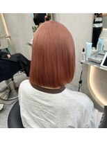 ロンド マーレ 天神大名店(Lond mare)&nbsp;ピンクブラウン/暖色カラー/カシスピンク/韓国ヘア/顔周りカット