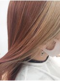 【ポイントカラー】フェイスフレーミングでお顔周りを華やかに◎
