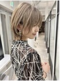 斜め45°も可愛いネオウルフ☆　ウルフカット