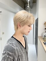 メンズペレ 渋谷(MEN'S PELE)&nbsp;ニュアンスパーマ/韓国マッシュ/スパイキーショート/渋谷