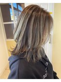 お白髪ぼかしハイライト☆彡