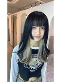 ホワイティインナーカラー＊姫カット＊髪質改善＊渋谷
