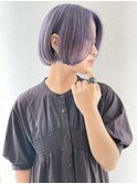 ショートボブ / ボブ / ラベンダー / ブリーチ