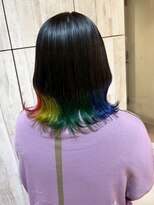 アンナ 広瀬通店(Anna)&nbsp;特殊デザイン/派手髪/グラデーションカラー/レインボーカラー