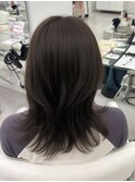 韓国スタイル/ナチュラルくびれヘア_くびれ巻き_透明感カラー