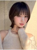 外ハネボブラインボブ切りっぱなしボブヘイリーボブ大人ボブ