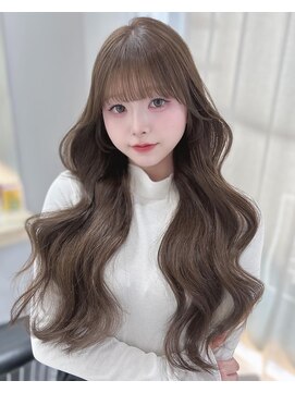 リッカ(LICCA) [votanふうか]ヘーゼルグレージュ/顔周り/レイヤー/天神韓国ヘア