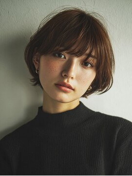 ロディーナ 大口 新子安(rodina) 着物ヘア/ダークアッシュ/ミディアムレイヤーカット/大口子安