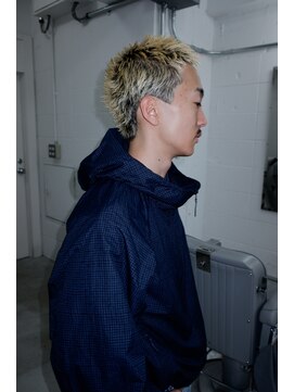 ウェルネス(Wellness) メンズ／テクノカット／ブリーチ