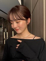 ガーデントウキョウ(GARDEN Tokyo)&nbsp;透けバング×小顔おくれ毛でこなれまとめ髪