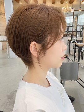グランデュール 東静岡池田店(GRANDEUR) 大人ショートカット丸みレイヤー20代30代40代東静岡草薙清水