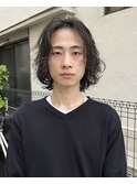【チクロ】メンズロングパーマ
