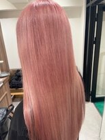 アッシュ 千歳烏山店(Ash)&nbsp;ブリーチ2回で叶う◎ホワイトピンクカラー