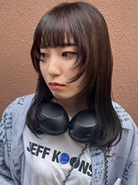 バサ 所沢店(BASSA)&nbsp;レイヤー/ミディアム/顔まわり/オリーブベージュ/アッシュ