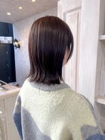 キャアリー(Caary) 福山美容室Caary髪質改善切りっぱなしミディアム20代30代40代