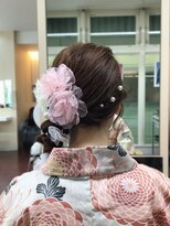ヘアサロン ユニティ(Hair Salon Unity) サイド編み下ろしアレンジ