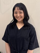 テテ ニコ(tete nico)&nbsp;【大前晴奈】地毛風カラーオン眉ギザバングレイヤーカット
