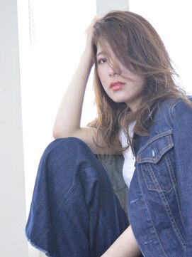 ヘアカフェ コトノハ(hair cafe Kotonoha) 【コトノハ】大人巻き抜け感ヘアヘアアンニュイグレイヤーロング