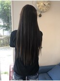 プルエクステでスーパーロングヘア