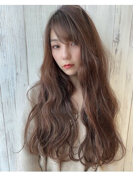 シェルター バイ トウキョウ(Shelter by TOKYO) ゆるふわベージュブラウン☆フェザーロング