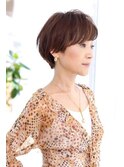 ■上品大人ショート丸みショート40代50代M.SLASHたまプラ3★!