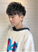 ツーブロック パーマ