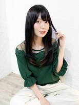 ミッシェル アフロート(michelle afloat)&nbsp;◇髪質改善カラーで極透明感暗髪インナーカラーロング◇