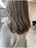 ロングハイライト/柔らかベージュ