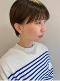 コンパクトなハンサムショート