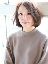 ヘアープロデュース ジェネシス(hair produce genesis)&nbsp;◇genesis◇ひし形シルエット前下がりボブ×イルミナカラー