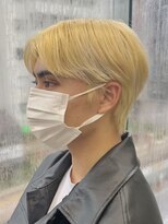 ソーコ 渋谷(SOCO) 韓国ヘアハイブリーチダブルカラーメンズマッシュ学割U24