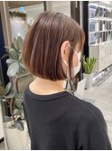 大人可愛い丸みボブ