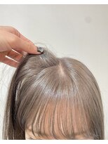 ヘアーブレイス(hair brace) ブリーチ一回グレージュ　stylist聖斗