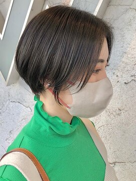 ダブル(W) 透明感カラー/オリーブブラウン