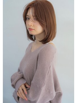 ベンジー 中目黒店(benji) モカベージュレイヤーボブ