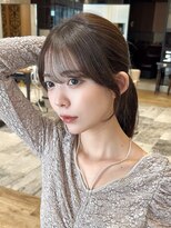 アフロート ルヴア(AFLOAT RUVUA)&nbsp;＊20代30代40代◎結んだ時もかわいい小顔前髪顔周りカット
