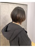 外はね/ショートボブ/レイヤーカット20代30代40代【玉川沙希】