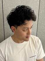 ニアウ 太田店(Niau)&nbsp;メンズショートワンカールパーマソフトツイストスパイラルパーマ