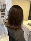 髪質改善ストレートパーマ20代ナチュラルミディアム